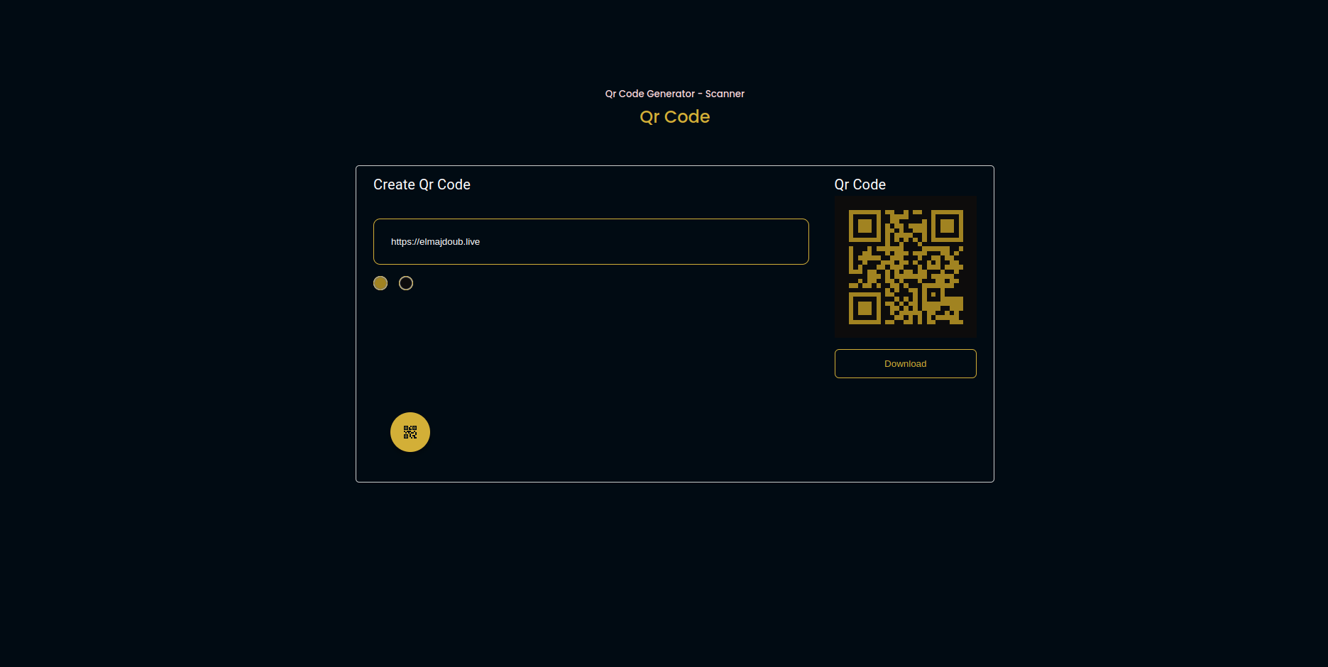 Qr Code Scanner and Generator